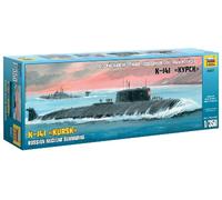 K-141 Kursk Submarine 1 :3 50 Plástico Modelo Kit Zvezda