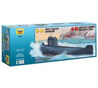 K-19 Submarino Nuclear Soviético 1:350 Kit De Modelo De Plástico ZVEZDA