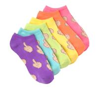 K BELL Middle Finger Womens Calcetines - Set of 6 Pairs