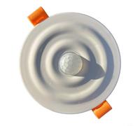 K-BR300 - Detector de movimiento con interruptor AC220 V 140°, ángulo de detección de 8 m, retardo de 60 a 1800 s, para garaje, pasillo, casa, automatización, color blanco, 1 canal (K-BR300)