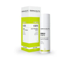 K Ceutic | Crema Facial Calmante y Reparadora | Cuidado Concentrado Post-Tratamiento | Anti-Enrojecimiento Piel Dañada | Complejo K, Vitaminas C E | Protección UV SPF 50 | Hipoalergénico | 30ml |