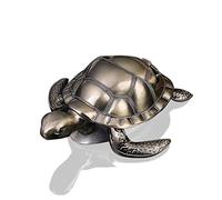 K COOL Cenicero de tortuga con tapa, ceniceros de metal resistentes al viento, cenicero para interiores y exteriores, cenicero vintage para decoración práctica, ceniceros para cigarrillos, regalo de