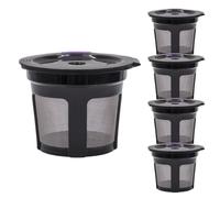 K-cuupS Cápsulas Reutilizables: Filtros Durables Permanentes, Cápsulas Universales Rellenables, Accesorios Ecológicos | Compatible Con Los Fabricantes De Café Keurigg 2.0 Y 1.0 Mini Plus. Filtro De