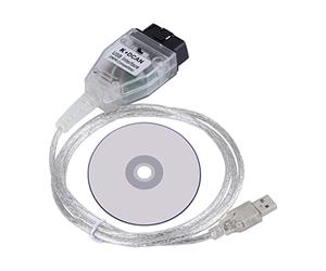 K+ DCAN Ediabas Coding Interface Cable Switch FT232RQ OBDII for R56 E87 E93 E70 from 1996 to 2008