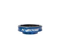 K-EDGE Soporte de potencia Gravity Cap para Garmin Edge azul 1 1/8"