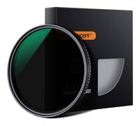 K&F 40.5MM MV36 Slim Variable/Fader NDX, ND8~ND2000, Waterproof, Anti Scratch, Green Coated