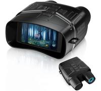 K&F 4K adult night vision binoculars, 3" display, 7-stop infrared night vision adjustment, 5x digital zoom