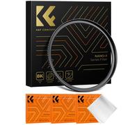 K&F 52-67mm Step Up Brass Filter Adapter Ring,matte black, Frame Thickness 2.9mm, W/ 3pcs Cleaning C