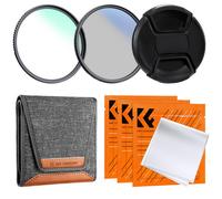 K&F 58mm 2pcs Professional Lens Filter Kit (MCUV/CPL) + Filter Pouch+Lens Cap+3pcs*Cleaning Cloth