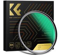 K&F 58MM,NANO-X series ultra-low reflection UV filter,Ultra clear lenses, waterproof, anti-scratch