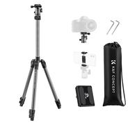 K&F 66 "/168cm Camera Tripod,Lightweight and Compact Aluminum Super Portable DSLR Tripod