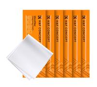 K&F 6pcs Cleaning cloth set needle a dust-free cleaning cloth dry cloth white 15*15cm