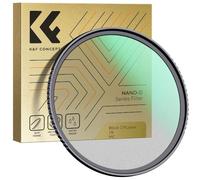 K&F 72MM A Series Black Mist Filter 1/8, HD, Waterproof, German optics, Green Coating