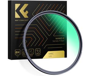 K&F 72MM XU06 Nano-X B270 MCUV Filter, HD, Waterproof, Anti Scratch, Green Coated