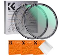 K&F 77MM K Series Black Mist Filter Kit 1/4+1/8+3pc cleaning cloths
