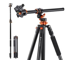 K&F 90 inch /2.3m Camera Tripods magnesium aluminum alloy tripods Reversible Detachable Monopod