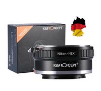 K&F Adaptador Nikon F Lente Sobre sony E Nex 3 5 6 7 a6000 a5000 a7 Nik To Nex