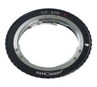 K&F Concept Adaptador de objetivo Contax Yashica Canon EOS (EF / EF-S)