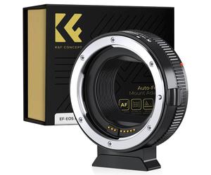 K&F Auto focus electronic Canon EF/EF-S to EOS R mount, with Caps
