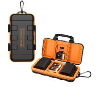 K&F Battery SD Card Holder for 4 SD Cards, 2 Camera Batteries, 6 TF Cards, 2 CF Cards or 2 XQDs