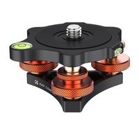 K&F Camera Leveler for Tripod Head, Aluminum Adjusting Tripod Head,Adjustment angle: +/-5°, maximum