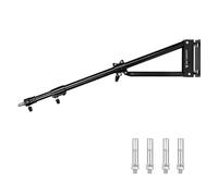 K&F CONCEPT 130CM Metal Wall Mount Boom Arm, Heavy Duty Boom Arm 180 ° Rotación Wall Mount Galeras para Fotografía Streaming Video, con 3/8 "1/4" Universal Threaded Adapter, 3-10KG Carga