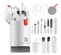 K&F CONCEPT 20 en 1 Kit Multifuncional Limpieza Teclado y PC, Blanco