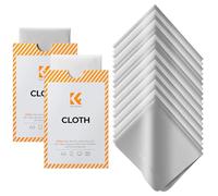 K&F CONCEPT 20 Paños de Microfibra, Juego de Paños para Limpiar Cámaras, Objetivos, Filtros, Gafas, Pantallas, Smartphones, Tabletas, 15 * 18cm