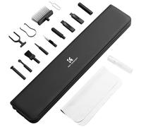 K&F CONCEPT 22 en 1 Kit Limpieza Teclado y PC, Blanco | Diseño de Bandeja, para Limpiar Electrónica Como Teclados, Laptop, Auriculares y Móviles, MM01
