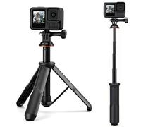 K&F CONCEPT 23,6" Trípode y Palo Selfie Invisible Telescópico de 60 cm, Compatible con Insta360, GoPro, dji Osmo Action 5Pro/4/3, AKASO, Luna Ultra