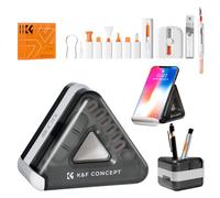 K&F CONCEPT 25 en 1 Kit Multifuncional Portátil de Limpieza Electrónica-Limpia Teclado, Pantalla de PC, Teléfono Móvil, Lentes, Cámara, Herramientas de Limpieza para Múltiples Circunstancias