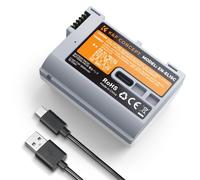 K&F CONCEPT 2600mAh EN-EL15C Batería, USB C 2.5H Fast Chraging Batería Compatible con Cámara Nikon Z8, Z7, Z6, Z7ii, Z6ii, Z5, D850, D810, D810A, D780, D750, D610, D500, D7500, D7200