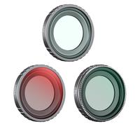 K&F Concept 3pcs Filter Kit, UV+CPL+ND4, HD, Anti-Reflection Green Coating, Waterproof