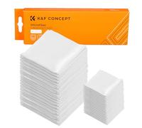 K&F CONCEPT-40 Piezas Paños de Limpieza Microfibra Envasado al Vacío/Secos/Lavables/15×15cm para Gafas/Pantallas/Objetivos/Filtros/Lentes/PC/Cámaras, Gamuza Gafas, Toallitas Gafas,Bayeta Gafas