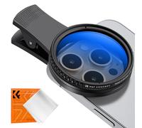 K&F Concept 52mm Clip-on Filtro Polarizador Circular para Teléfono,Filtro CPL para Teléfono Móvil Lente con Clip Compatible con iPhone 16 15 Pro MAX 14 13 12 11