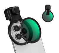 K&F CONCEPT 58mm Kit de Filtros para Teléfono ND2-32, Filtro de Densidad Neutra Multicapa, Compatible con iPhone 17/16/15/14/13/12, 16/15/14/13/12 Pro y Pro MAX, Samsung