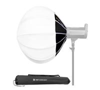 K&F CONCEPT 65cm/26’‘ Lantern Softbox,Liberación rápida 360° Luz Difusor Softboxes con Bolsa de Transporte，Bowens Montaje Softbox Soporte para Video Light COB Lámparas Lámparas de Flash