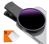 K&F CONCEPT 67mm Clip-on Filtro Adaptador para Teléfono con 67mm ND1000000 Filtro, Anillo Adaptador para Filtros de Teléfono Compatible con iPhone 16 15 Pro MAX 14 13