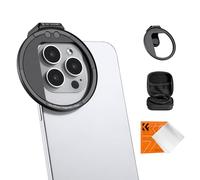 K&F Concept 67mm Clip-on Magnético Filtro Adaptador para Teléfono,Anillo Adaptador Magnético para Filtros Teléfono Móvil con Clip Compatible con iPhone 16 15 Pro MAX 14 13 12 11(NO Filtro INCLUYIDO)