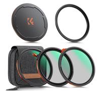 K&F CONCEPT 77MM Nano-X Series Magnetic Filter Kit (CPL+ND3-32+Black Mist 1/4)