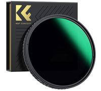 K&F Concept 77mm Nano-X Variable/Fader ND Filter, ND32-ND512, W/O Black