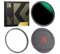 K&F CONCEPT 82mm Filtro Magnético ND1000 (10 Pasos) Rápida Sistema Intercambio con Anillo de Adaptador +Tapa de Metal Magnético