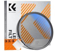 K&F CONCEPT 95mm Filtro Polarizador Circular CPL de Vidrio óptico con Nano-Revestimiento de 18 Capas para Objetivo 95mm (Incluye 3 Paños de Limpieza)