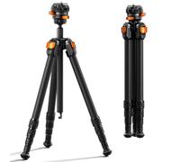 K&F Concept A225C2+BH-28R - 152 cm carbon-fibre travel tripod with ball head