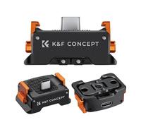 K&F Concept Adaptador Base para Osmo Pocket 3, con 1/4'' Tornillo, Aluminio Aleación Compatible con DJI OSMO Pocket 3