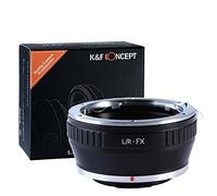 K&F CONCEPT - Adaptador de Enfoque Manual, Compatible con Objetivos Lentes Leica R Mount y Cuerpos de Cámara Fujifilm Fuji X-Series X FX Mount, Anillo Adaptador Manual Lens
