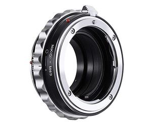 K&F CONCEPT - Adaptador de Enfoque Manual, Compatible con Objetivos Lentes Nikon G/F/AI/AIS/D/AF-S Mount y Cuerpos de Cámara Micro Cuatro Tercios (M4/3) Olympus Pen y Panasonic Lumix cámaras