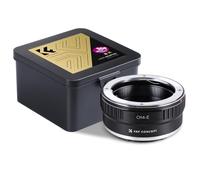 K&F Concept - Adaptador de Enfoque Manual OM-NEX, Compatibles con Lentes Olympus OM Mount y Cuerpos de Cámara Sony NEX (E-Mount), Anillo Adaptador Lens para NEX-3, NEX-3N, NEX-5, NEX-5R, NEX-6, NEX-7, etc
