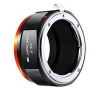 K&F CONCEPT Adaptador de Lente Nikon F a Sony E-Mount, Adaptador Compatible con Objetivos Nikon F y Cuerpos de Cámara Sony NEX, Aleación de Aluminio-Cobre