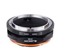 K&F CONCEPT Adaptador de Lentes FD-E, Compatible con Objetivos Canon FD FL y Cuerpos de Cámara Sony Alpha NEX E-Mount, NEX-7, NEX-6, NEX-5N, NEX-5